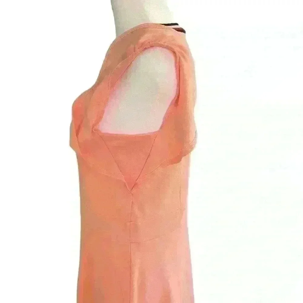 Tommy Hilfiger Girl’s Pique Dress. Ruffle Sleeves. Peach colored. Size 16